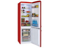 Lodówka Amica FK2965.3RAA 181cm Czerwona Retro SlimSize 244L - 523468 - zdjęcie 3